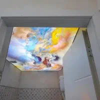 آسمانی زیباتر با سقف کاذب کشسان