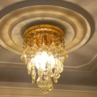 دو عدد لوستر کریستال