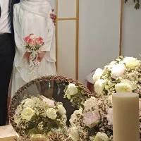 مانتو عروس سفید و مانتو صورتی
