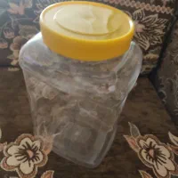 دبه درب دار شفاف سه کیلویی