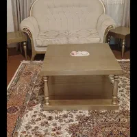 مبل 7نفره نیمه استیل همراه باعسلی کاملاسالم