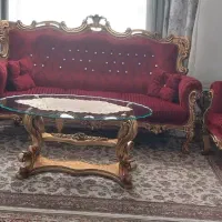 مبل ۹ نفره همراه با غذاخوری ۸ نفره