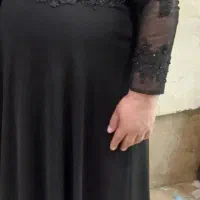 پیراهن مجلسی مشکی سایز ۵۲