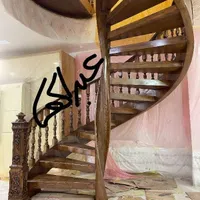 پله دوبلکس گرد پیچ چوب چوبی نرده کف پله چوب|خدمات پیشه و مهارت|تهران, شهر‌زیبا|دیوار