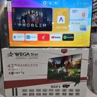 تلوزیون وگا استار  43 اینچ ساخت ژاپن فول اندوریید