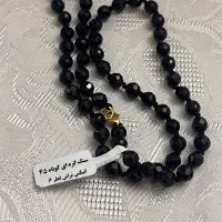 گردنبند زنانه انیکس مشکی تراش ۴۵ سانت