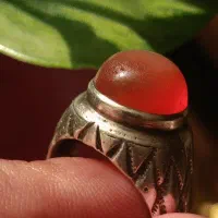 انگشتر نقره عقیق یمنی کهنه تراش ثبتی به شرط کارشنا|جواهرات|تهران, هفت چنار|دیوار