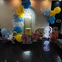بادکنک آرایی میز وصندلی دی جی و....