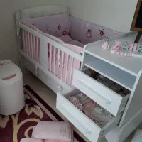 گارد تخت نوزاد برند رز برن بسیار نو