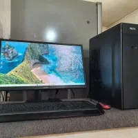 کامپیوتر قدرتمند i3 نسل10 ssdگرافیک2 مانیتور22