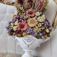 گلدان گل خشک بزرگ شیک