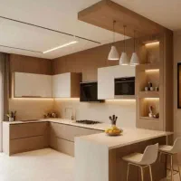 کابینت کمددیواری ولمینیتوکاغذدیواری ونصب شیرآلات
