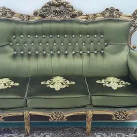 مبل استیل چوب ۹ نفره