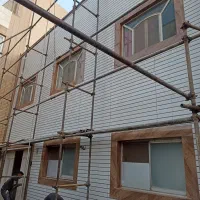 کاشی کاری مزایک و سیمان کاری دیوار چینی