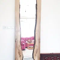 آینه روستیک چوب گردو