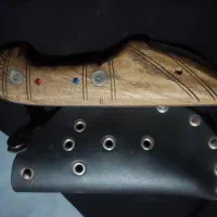 چاقو دست چوبی نگینی