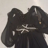 پیراهن مجلسی مشکی ترک سایز ۴۰