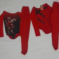 لباس ۲ تکه دخترانه ژیمناستیک