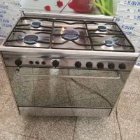 اجاق گاز فردار تمام استیل سینجر سالم
