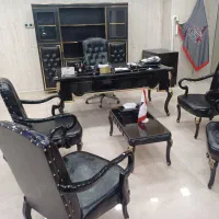 عصایی مبلمان مارال میز اداری طلایی مدیریت