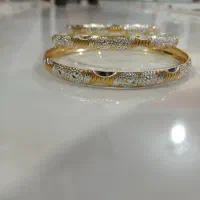 النگو نقره آبکاری طلا