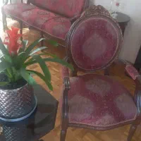 مبل ۹ نفره نیمه استیل