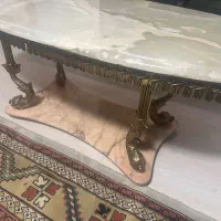 میز برنز و سنگ ایتالیا بی قدیمی