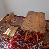 میز ناهار خوری ۴ نفری باغ