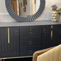 کنسول و آیینه و میزتلوزیون