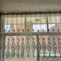 پرده حریر قابی ترک سالم و تمیز