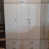 کمد ۳درب ۶کشو ریلی و ساده نو