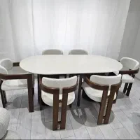 ناهارخوری اچ سفید شکلاتی زرکالا-مدل‌39