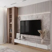 تخت سرویس خواب و تی وال مدرن و جدید
