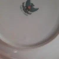 بشقاب گل سرخی|ظروف سرو و پذیرایی|قم, شاه سید علی|دیوار