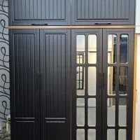 کمد لباس درب لولایی ممبران مدل کرکره ای(کمد پازلی)