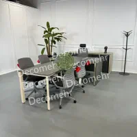 میز مدیریت با پایه MDF، کنسول اداری