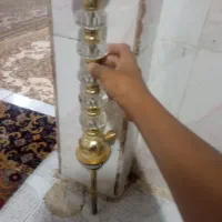 نی قلیان برنجی