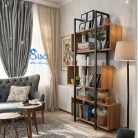 ست استند و گلدان های چوب و فلزی