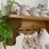 استند چوبی اشپز خانه تا لوستر های چوبی