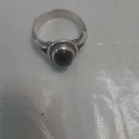 یک عددانگشترنقره بانگین عقیق