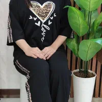 ست تیشرت و شلوار قلبی