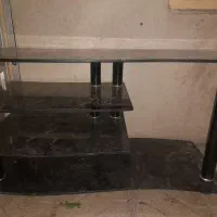 میز تلویزیون  شیشه ای