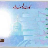 کارت ملی گم شده به فامیل رشیدی گمشده