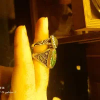 دو عدد انگشتر نقره