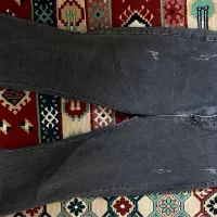 شلوار جین دمپا زنانه رنگ ذغالی