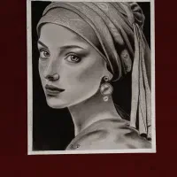 سفارش چهره سیاه قلم