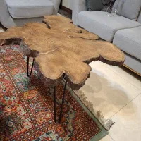 میز جلو مبلی روستیک