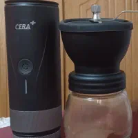 اسپرسو ساز شارژی همراه با آسیاب