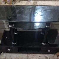 میز تلویزیون شیشه ای