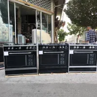 جنس بدنه از استیل* شیشه یا لعاب درجه* گاز طرح فر